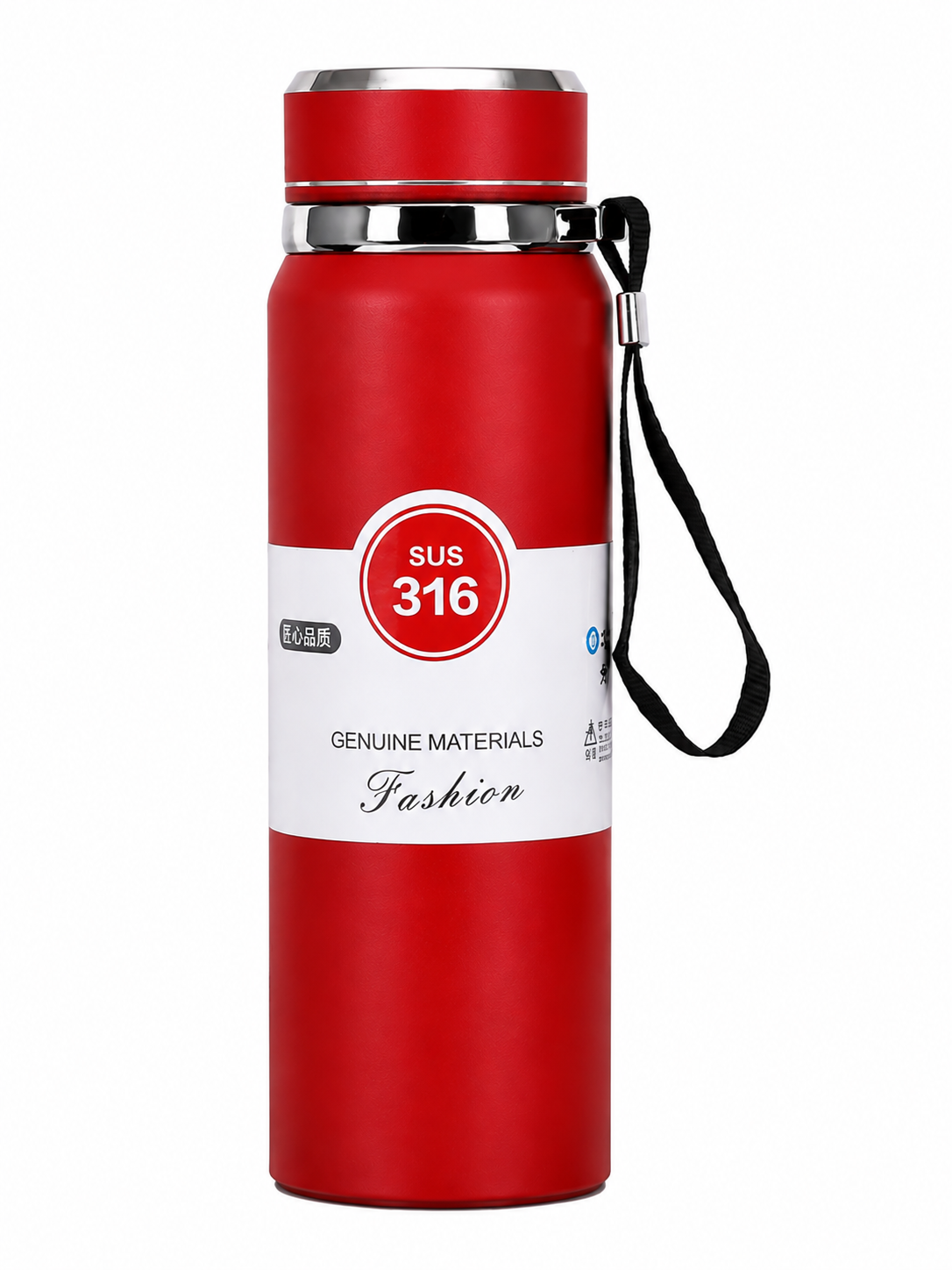Gourde Isotherme Inox avec filtre à thé & dragonne 800-1000 ml