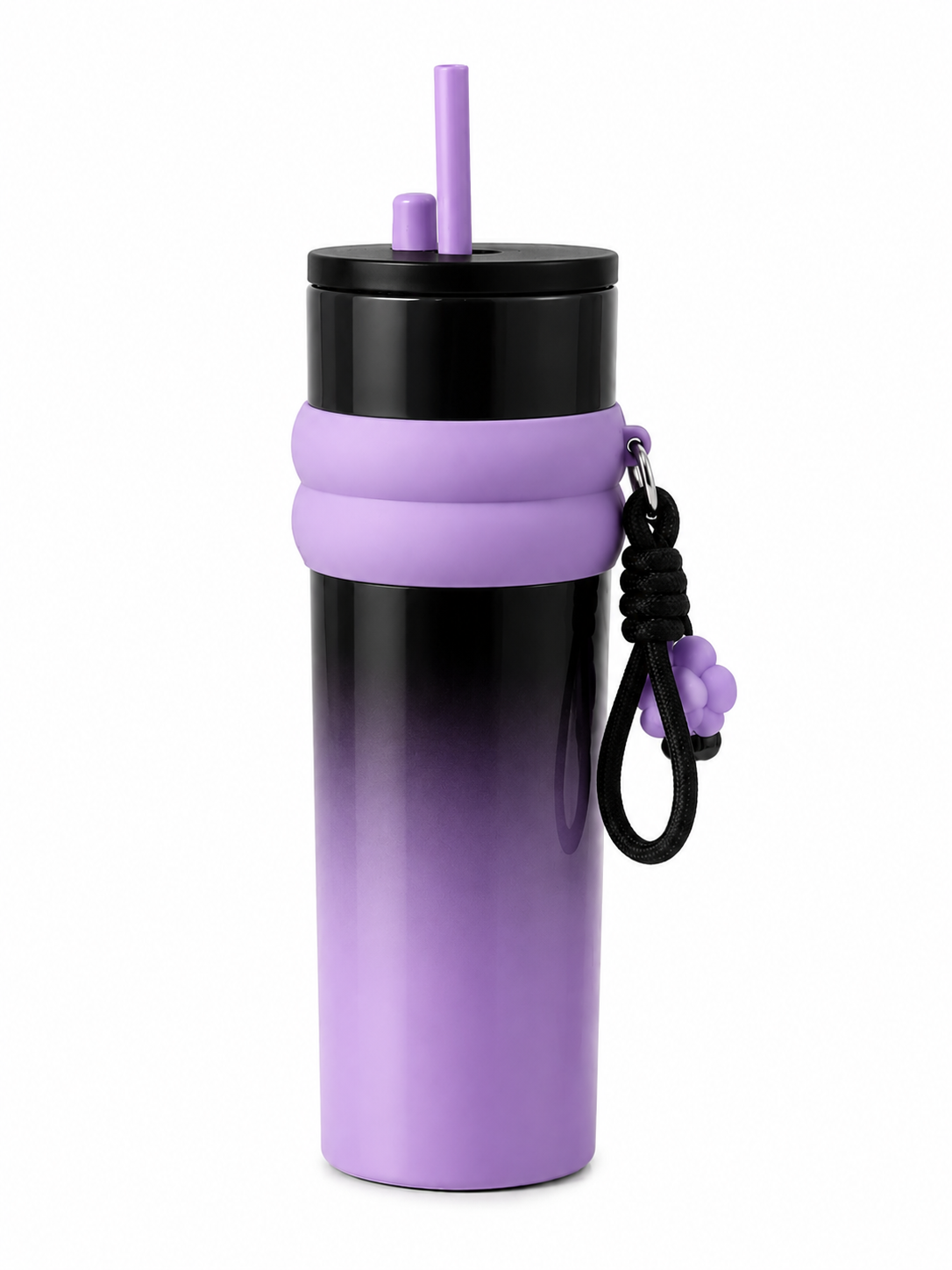 Gourde Isotherme Inox 710 ml paille, poignée / The Bottle Planet