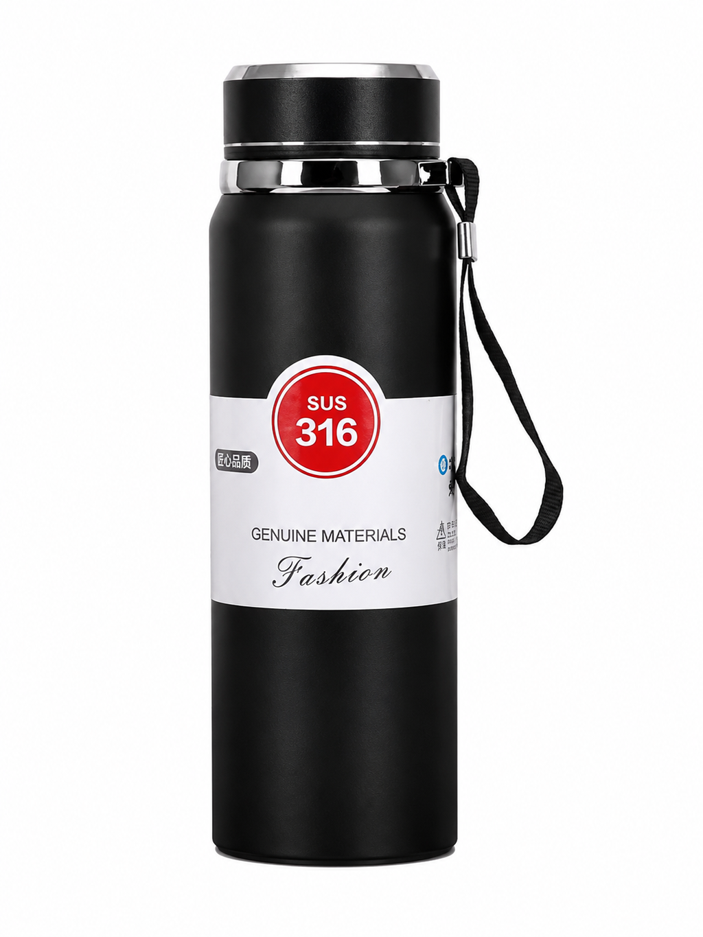 Gourde Isotherme Inox avec filtre à thé & dragonne 800-1000 ml