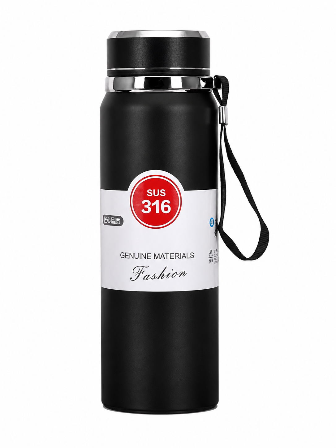 Gourde Isotherme Inox avec filtre à thé & dragonne 800-1000 ml