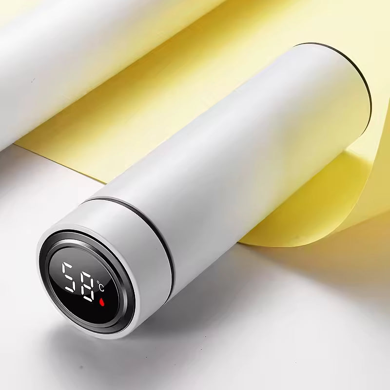 Gourde isotherme inox 500 ml, avec affichage LED