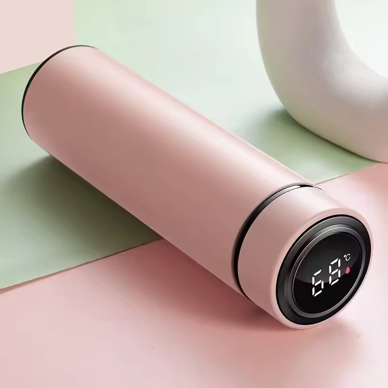 Gourde isotherme inox 500 ml, avec affichage LED