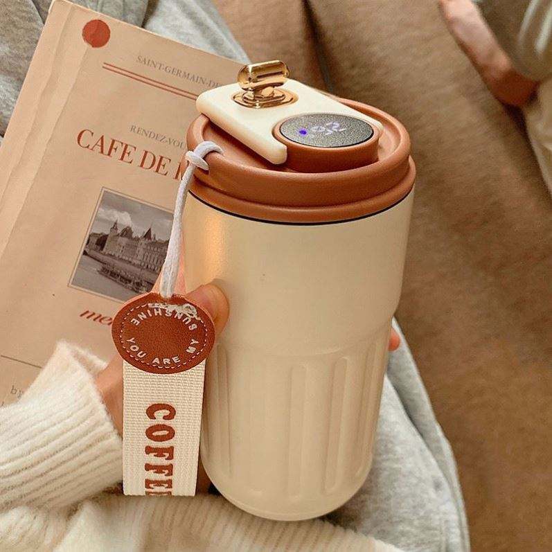 Tasse Isotherme Inox avec poignée (450 ml)