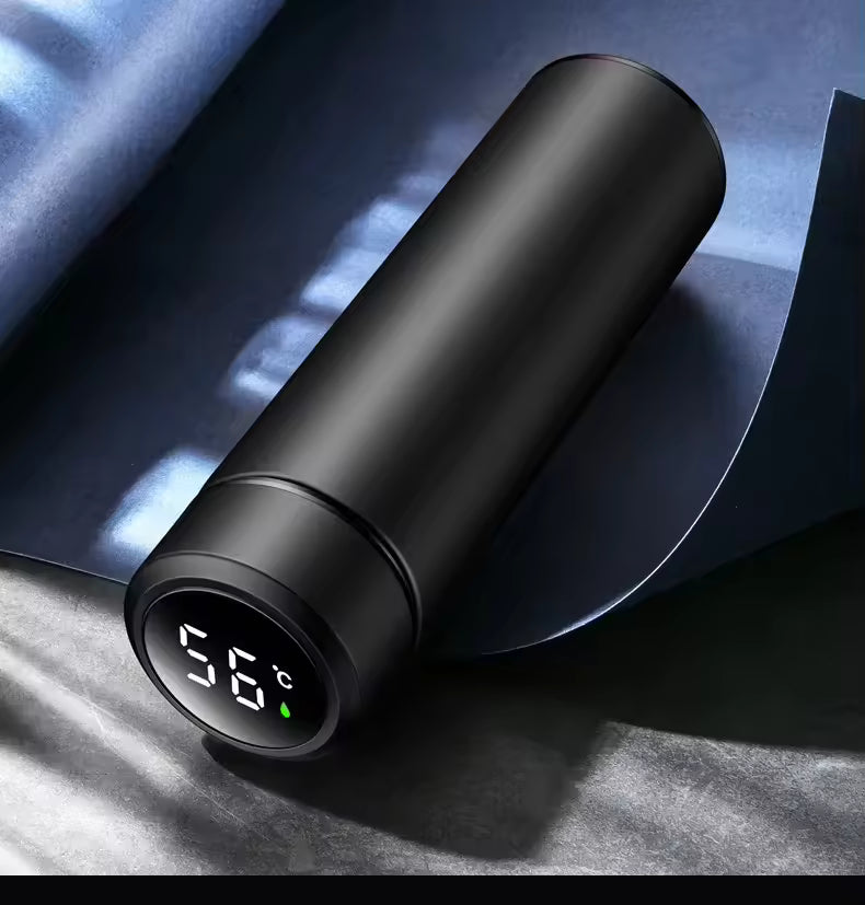 Gourde isotherme inox 500 ml, avec affichage LED