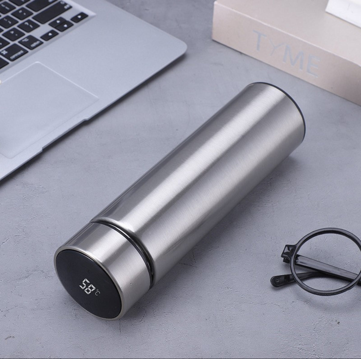 Gourde Isotherme Inox 500 ml avec affichage LED de température