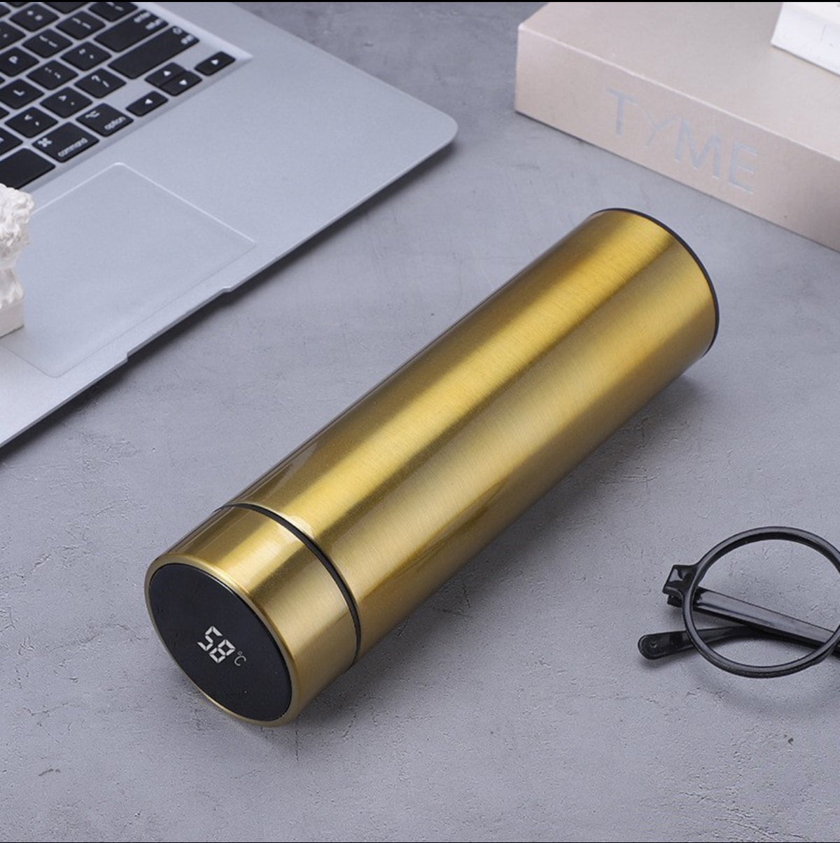 Gourde Isotherme Inox 500 ml avec affichage LED de température